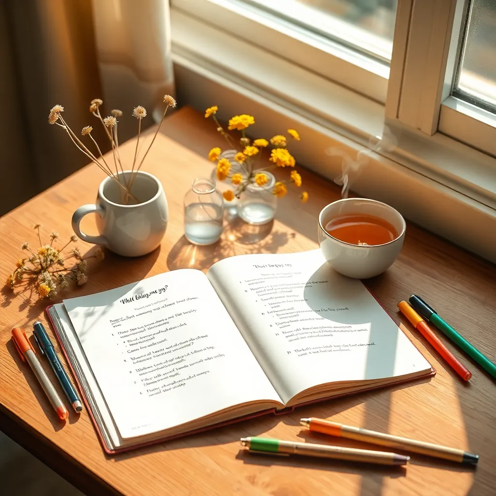 Setting Intentions for Self-Connection