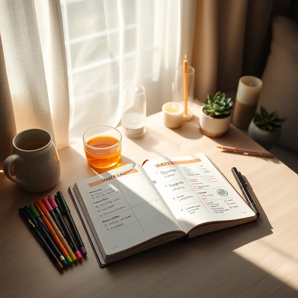 Crafting Self-Care Habit Logs