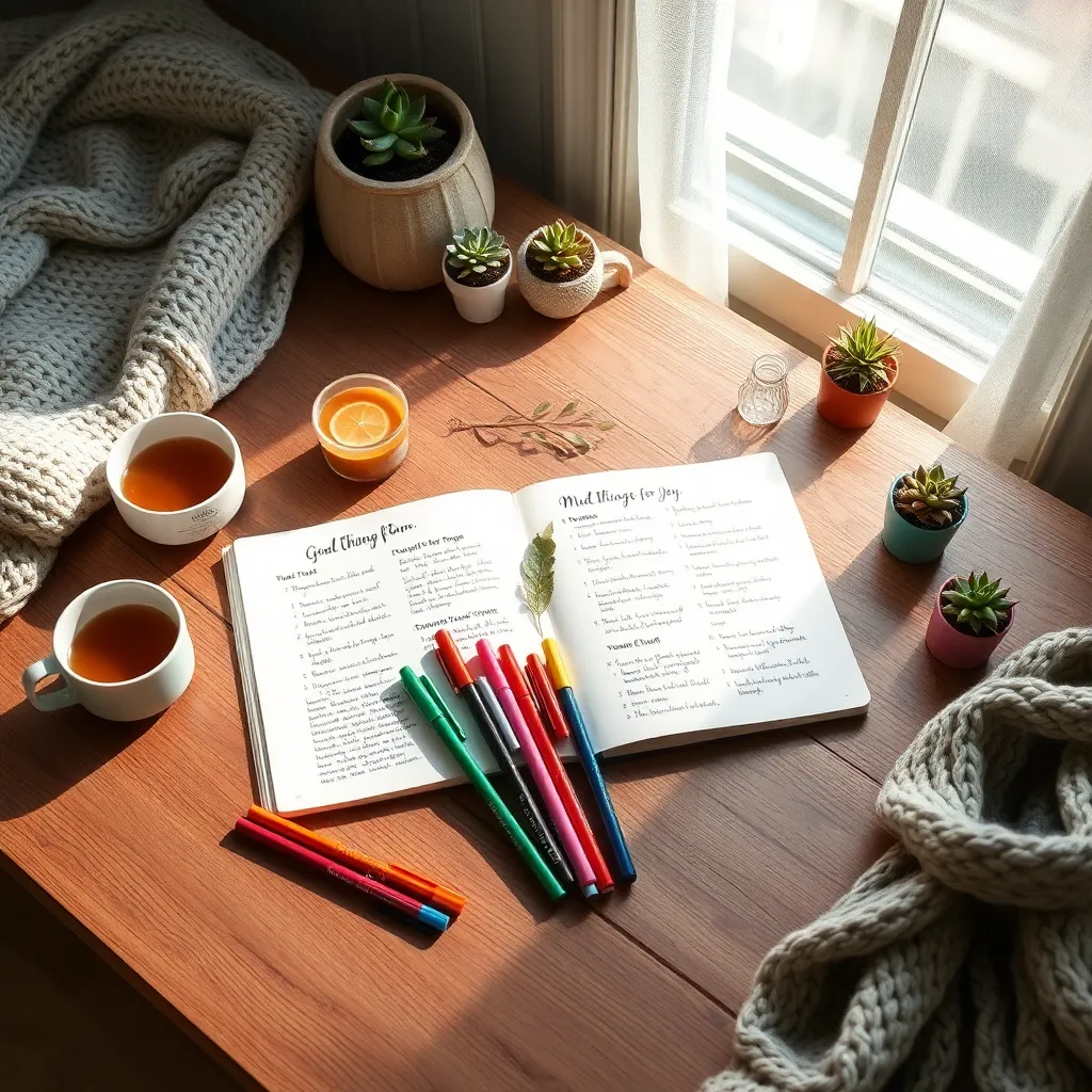 Setting Up Gratitude Pages