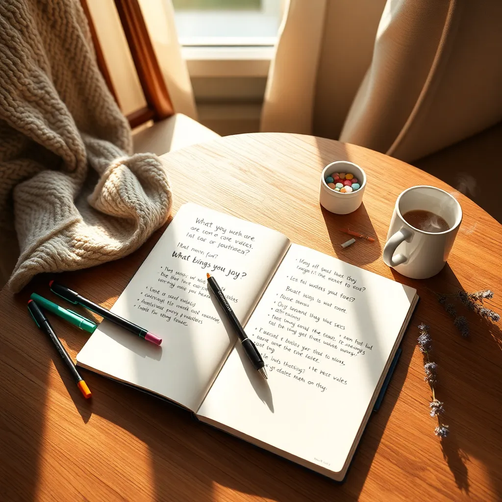 Setting Intentions with Journaling Prompts