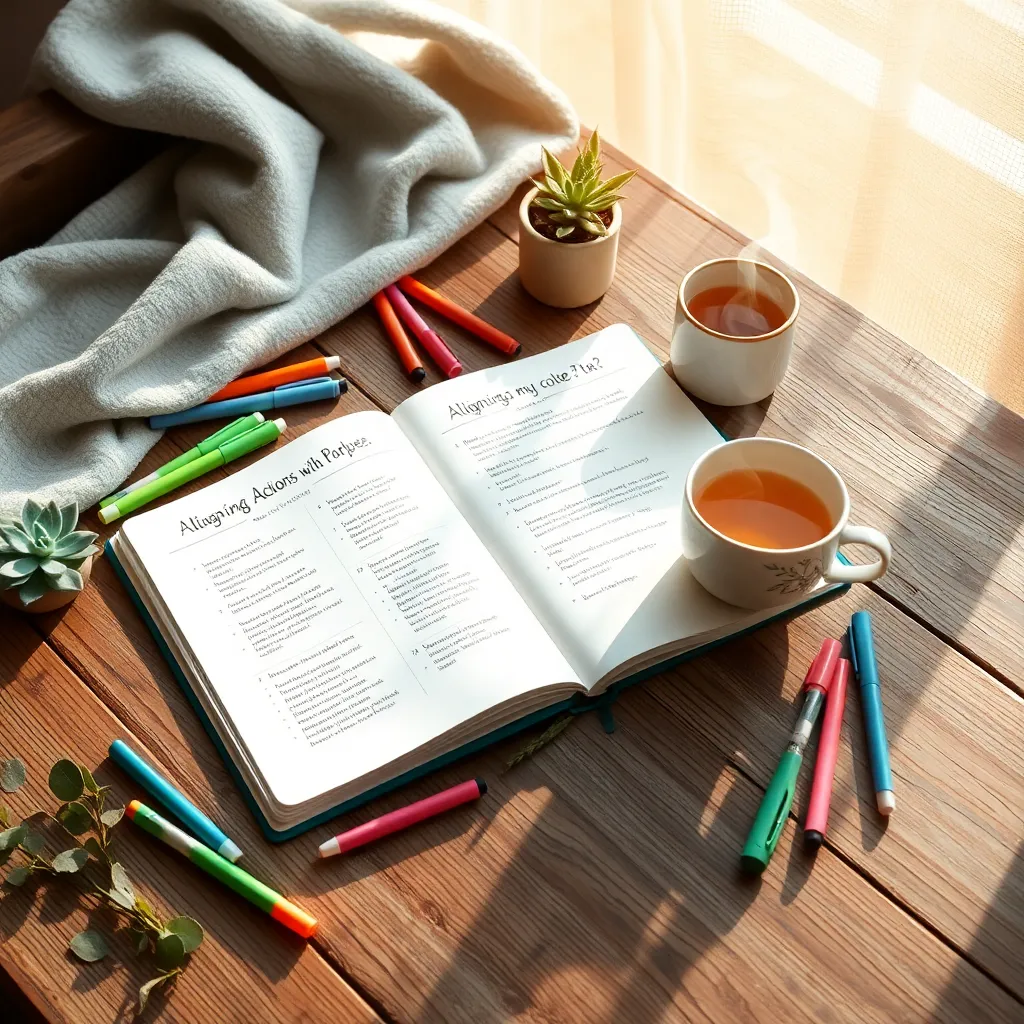 Aligning Actions with Purpose