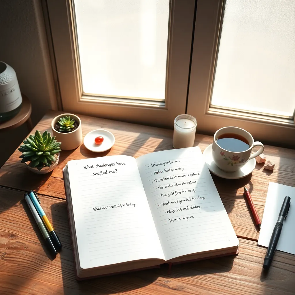 Select Reflective Journaling Prompts