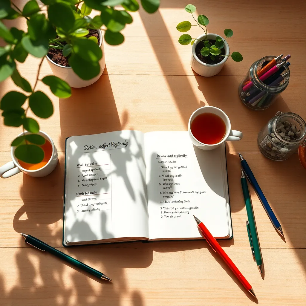 Review and Reflect Regularly