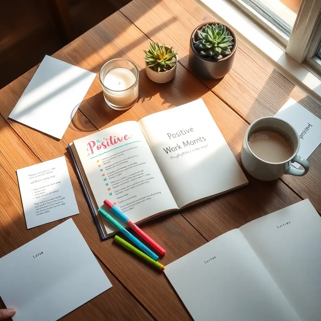 Write Down Positive Work Moments