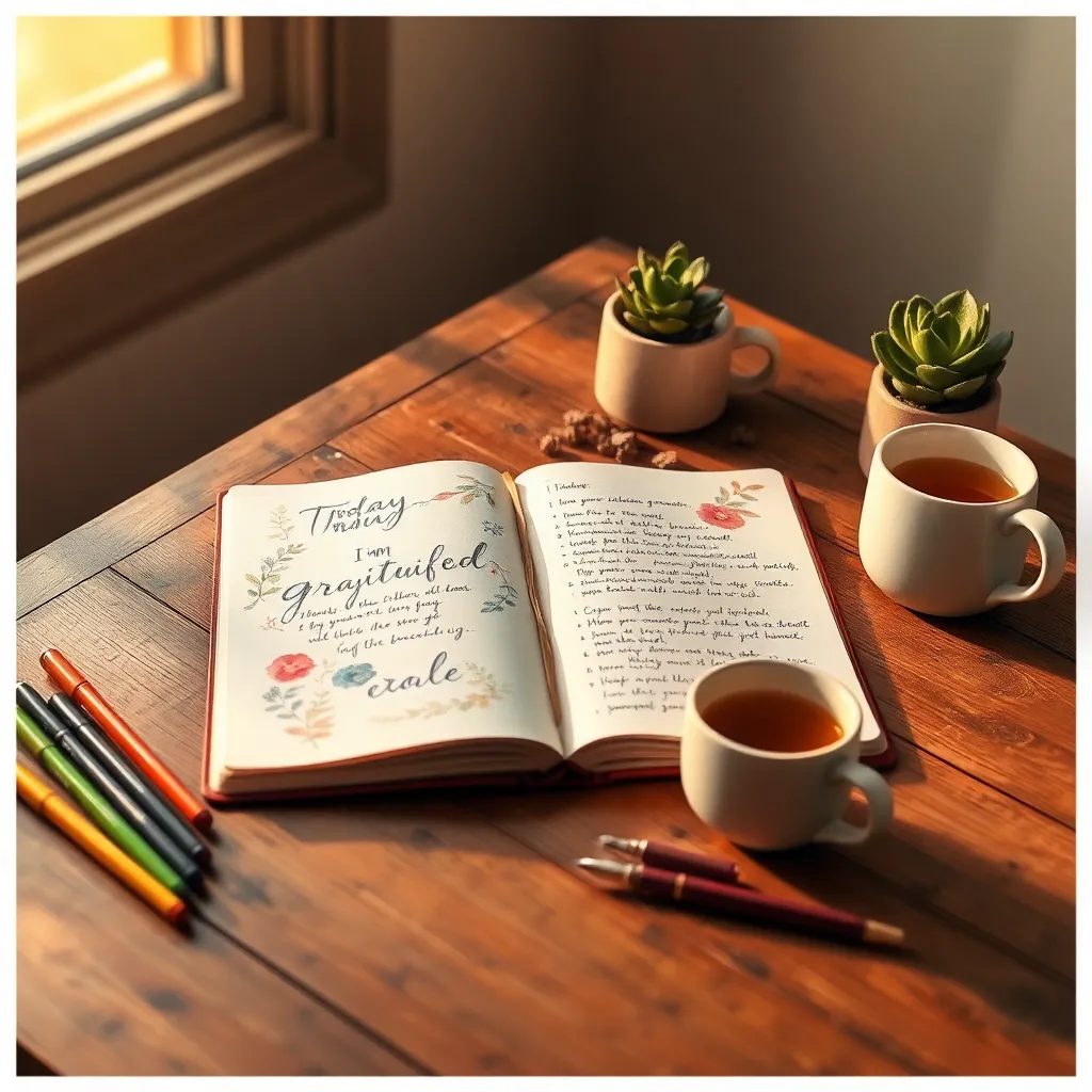 Begin with Gratitude Entries Daily
