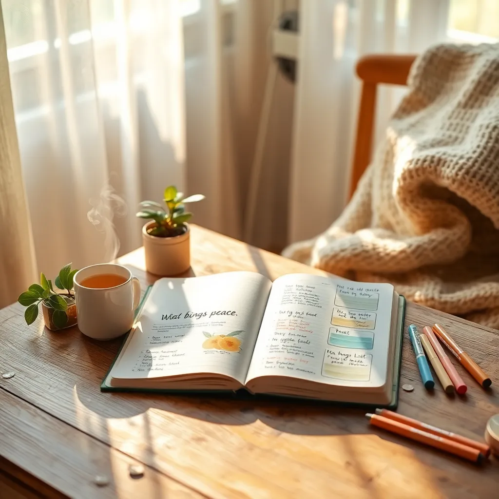 Sustaining Inner Peace via Journaling