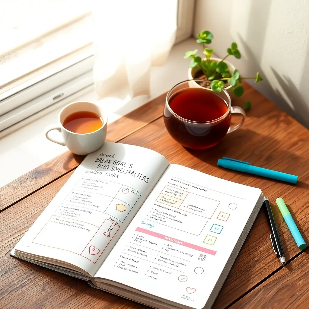 Break Goals into Smaller Tasks