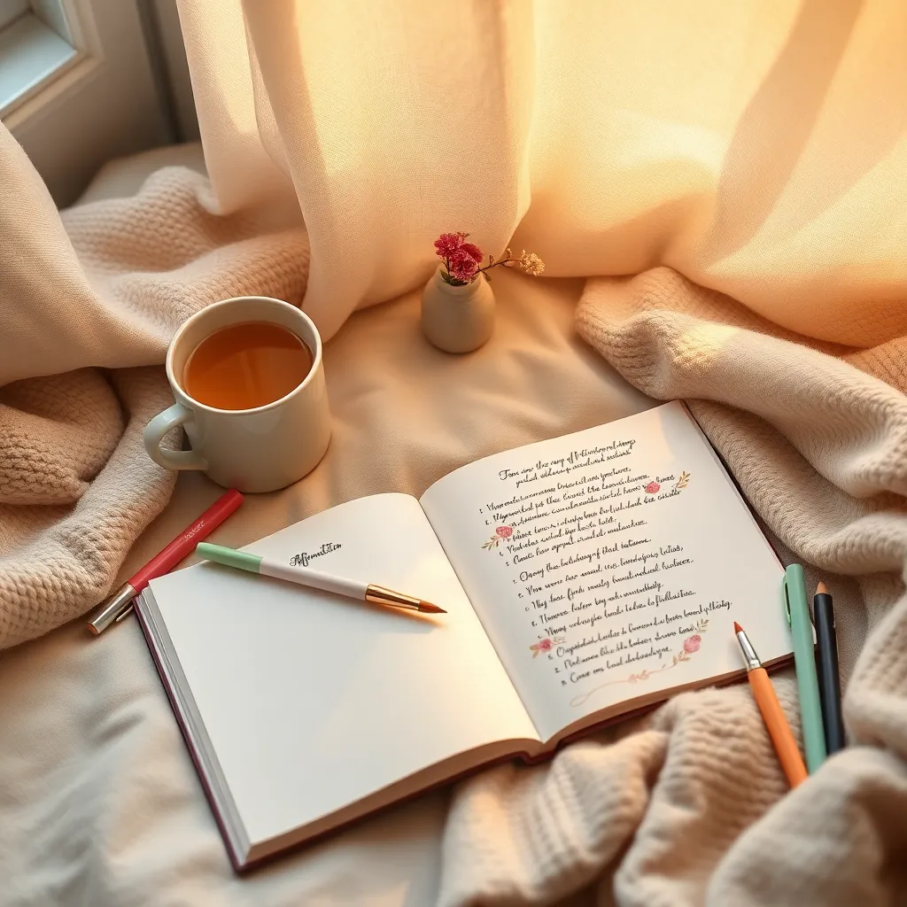 Incorporate Positive Affirmation Lists